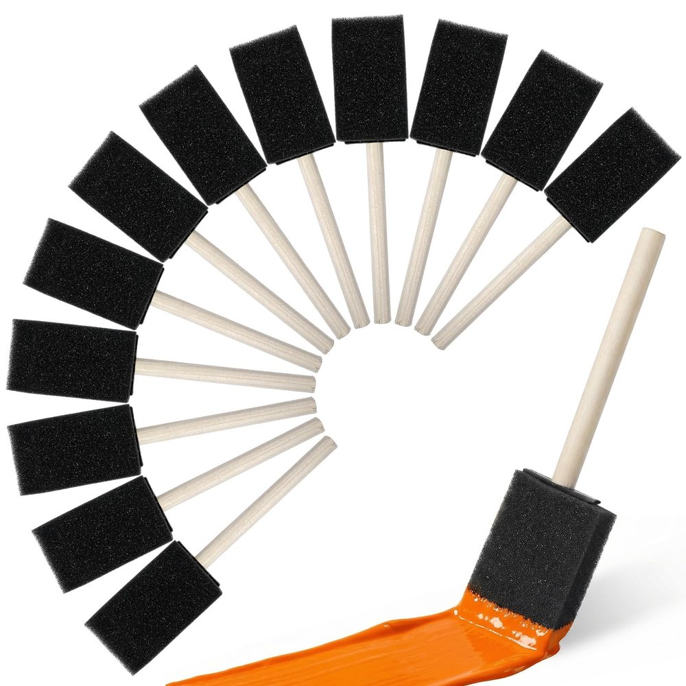 Larrel 12-Piece Foam Brush Set