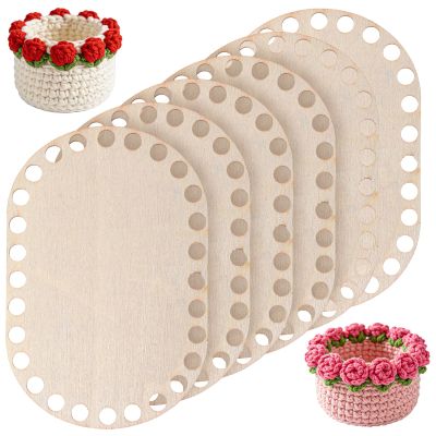 Elegaperma 6-Piece Crochet Basket Base