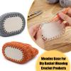 Elegaperma 6-Piece Crochet Basket Base view 4