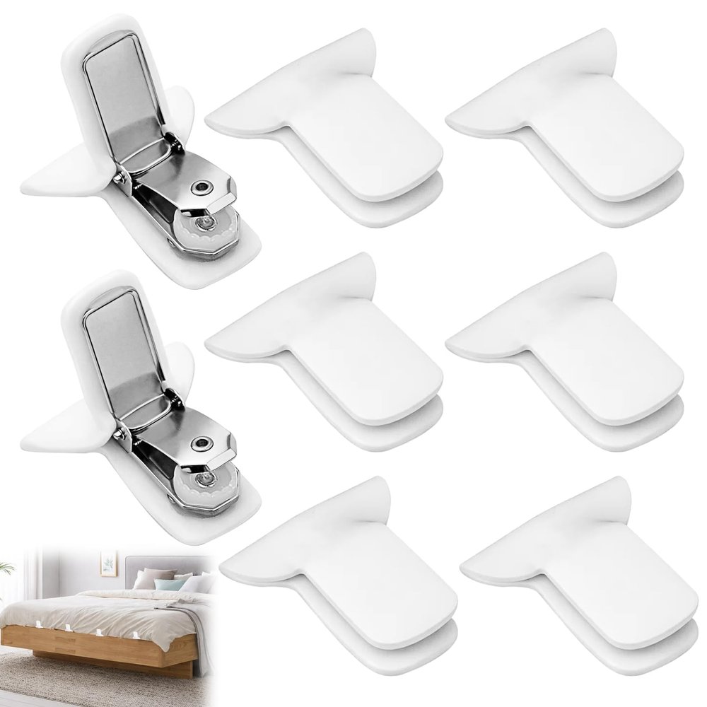 GuBaoZhuo Padded Duvet Clips, 8 Pack