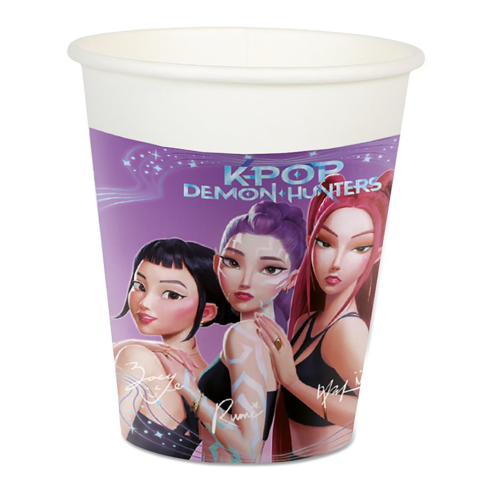 8 K-Pop Demon Hunters Paper Cups