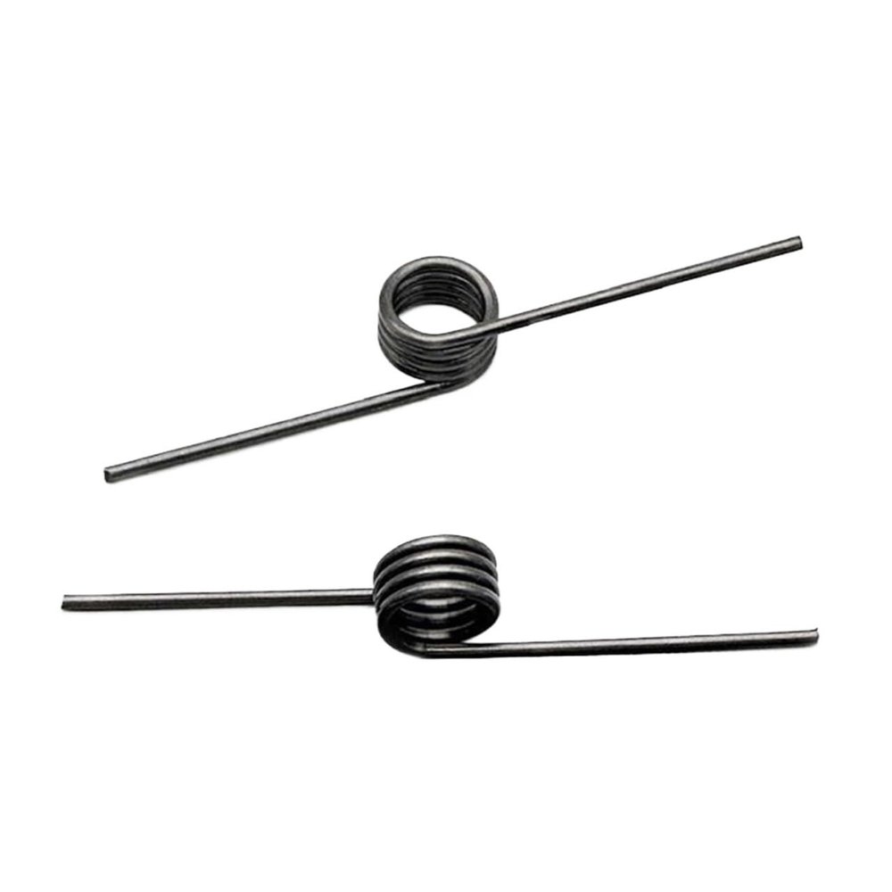teel Small Torsion Spring, 65Mn V-Shaped Spiral Torsion Spring, 2.5 mm Wire, 12/30 mm Outer Diameter, 60–180° Angle, 5 Pieces