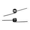 teel Small Torsion Spring, 65Mn V-Shaped Spiral Torsion Spring, 2.5 mm Wire, 12/30 mm Outer Diameter, 60–180° Angle, 5 Pieces view 1