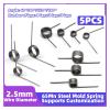 teel Small Torsion Spring, 65Mn V-Shaped Spiral Torsion Spring, 2.5 mm Wire, 12/30 mm Outer Diameter, 60–180° Angle, 5 Pieces view 2