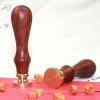 Wax Seal Stamp Handle - Traditional Wooden Grip view 2