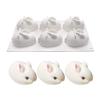 Silicone Bunny Cake Mold with Hollow Design (White, One Size) view 3