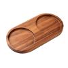 Acacia Wood Salt and Pepper Mill Tray view 1
