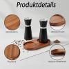 Acacia Wood Salt and Pepper Mill Tray view 3