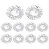 Reusable Bowl Covers - 10 Pack Aluminum Foil view 1