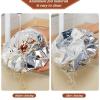 Reusable Bowl Covers - 10 Pack Aluminum Foil view 4