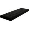 Generic Bench Cushion for Indoor & Outdoor Use, Black, 50 x 170 cm view 1