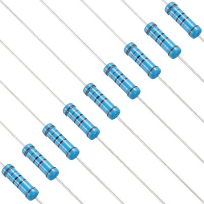 PATIKIL 50-Pack 18K Ohm 2W Metal Film Resistors, 15 x 60 mm