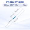 PATIKIL 50-Pack 18K Ohm 2W Metal Film Resistors, 15 x 60 mm view 2