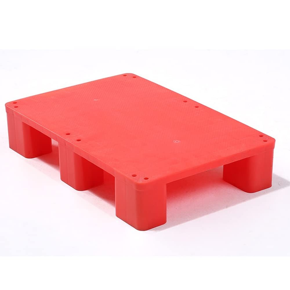 Modular Plastic Pallet Rack, 1,100 lb Capacity, Red, 50 x 40 x 12 cm