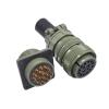 MIL-C 5015 / MIL-STD Circular Connector Socket MS3102 MS3106 MS3108, 1 Piece (3102 24-7P) view 4