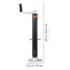 Trailer Tongue Jack with Handle, 2,000/2,500/5,000/8,000/12,000 lb Options, 2,000 lb view 2