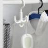 Belt Organizer with 4 Hooks - 360-Degree Swivel Hanger view 3