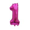 40cm Number Balloon Decoration - Rose Gold 1 view 1