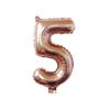 40cm Number Balloon Decoration - Rose Gold 5 view 1