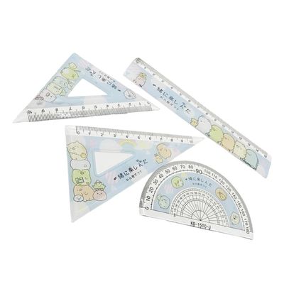 YIXANNX 4-Piece Cartoon Ruler Set