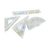 YIXANNX 4-Piece Cartoon Ruler Set view 2