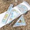 YIXANNX 4-Piece Cartoon Ruler Set view 3