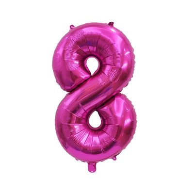 40cm Number Balloon Decoration - Rose Gold 8