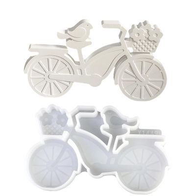 Bicycle Silicone Mold with Bird Design