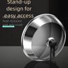 Stainless Steel Pot Lid with Tempered Glass and Bakelite Handle (Black) view 3