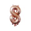 40cm Number Balloon Decoration Rose Gold 8 view 1