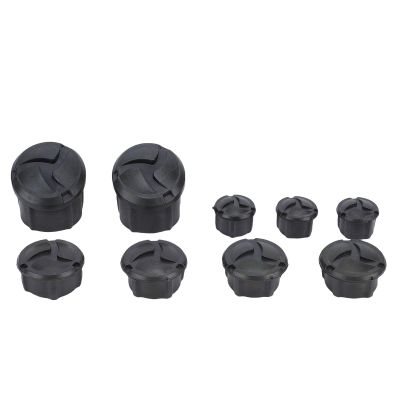 Glomora 9-Piece Motorcycle Frame Hole Cover Caps for R1200GS and R1250GS