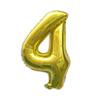 40cm Number Balloon Decoration Gold 4 view 1