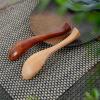 Natural Wooden Rice Spoon with Non-Slip Grip view 4
