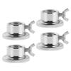 ibasenice 4-Piece 28 mm Anti-Loosening Dumbbell Nuts view 1