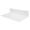 RASTKY Floating Acrylic Wall Shelves, Clear/White view 3