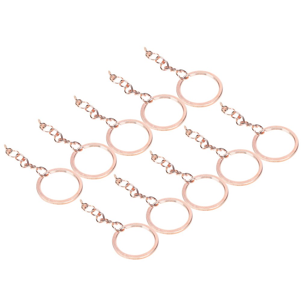 RASTKY DIY Keychain Accessories, 10-Piece Set