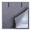 FOELANNE Magnetic Thermal Door Curtain, Oxford Fabric, Cotton-Filled, Heat-Insulating, Black, W190 × H260 cm view 1