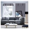 FOELANNE Magnetic Thermal Door Curtain, Thermal-Insulated Oxford Fabric Window and Door Curtain, Multicolor, 80×200 cm × 80×300 cm (Gray, W180 × H140 cm) view 1