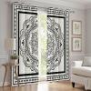 Tyafsgvqo Vintage Boho Curtains, Indian Mandala, Light-Blocking view 2