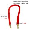 Stainless Steel Hook Rope, 2.5 m, Queue Barrier Rope for Cinemas, Events and Hotels, 300 cm, Crowd Control, Barrier Rope, Durable and Stylish view 3