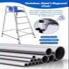 High Lifeguard Chairs for Swimming Pools, Sturdy Outdoor Seating with Holes and Hooks view 3
