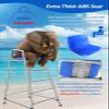 High Lifeguard Chairs for Swimming Pools, Sturdy Outdoor Seating with Holes and Hooks view 4