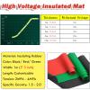 High-Voltage Insulating Rubber Mat, 1.2 m x 1 m view 2