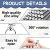 BaZuyunMd 20-Piece Carabiner Set view 3