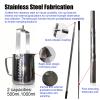 Telescopic Stainless Steel Water Sampler, 500 ml/1000 ml, Graduated Extension, for Accurate Water Sampling view 4