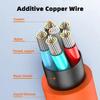 cablecc USB 2.0 USB-A to USB-C 15W Liquid Silicone Ultra-Soft Power/Data Cable, Pink, 2 m view 3