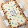Easter Bunny and Egg Tablecloth, Floral Pattern, 140 x 140 cm Square view 4