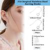 Beebeecraft 100 Surgical Steel Earring Hooks view 2