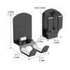 gifyym Improved Folding Hooks - Self-Adhesive Wall Mount for Gamepads, Headphones & Accessories view 3