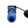SP20 Flange-Mount Connector Receptacle, 4 Holes, IP68, 2/3/4/5/6/7/8/9/10/12/14-Pin, 1 Pc (5-Pin) view 2
